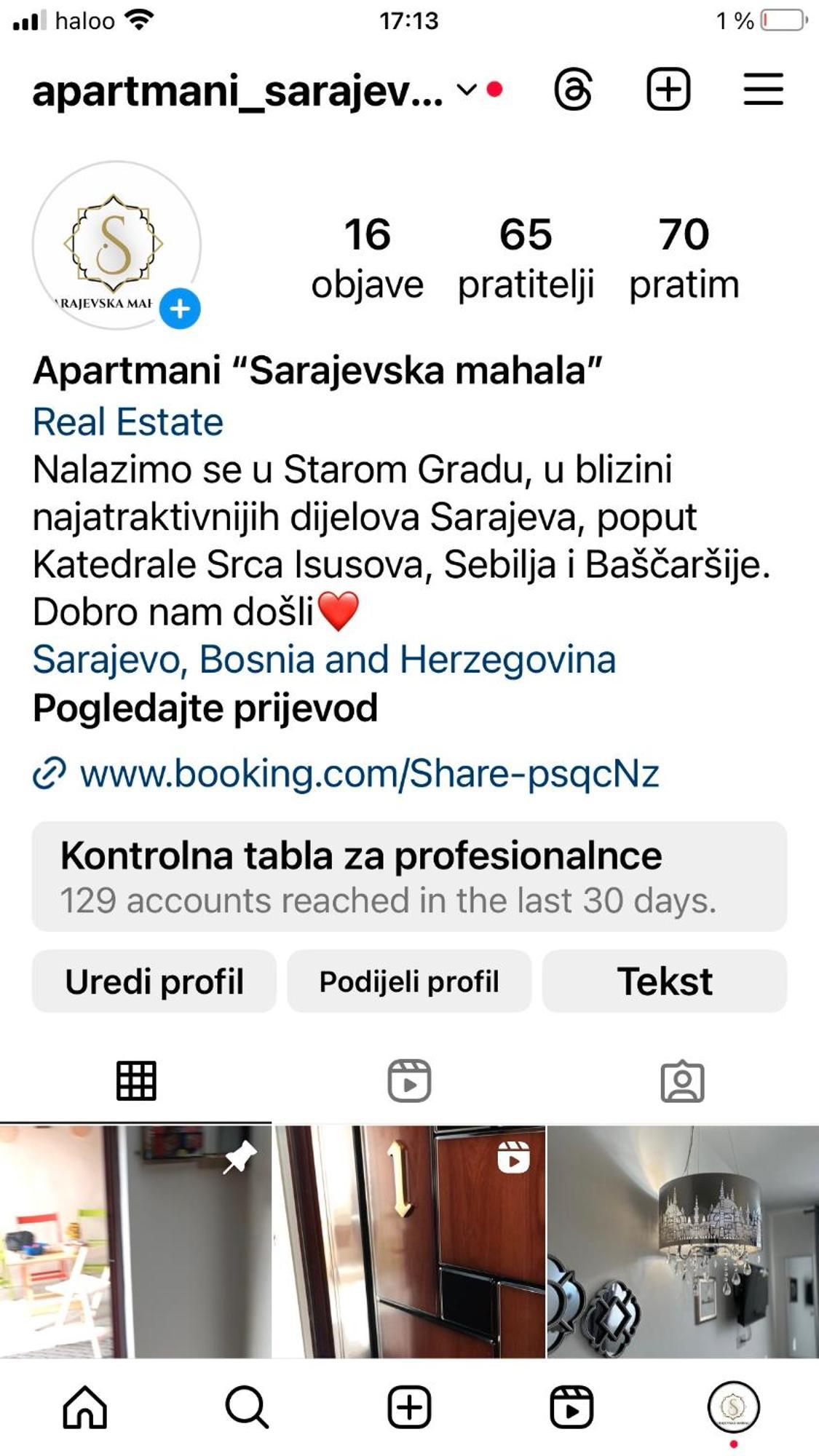 사라예보 Sarajevska Mahala 아파트 외부 사진